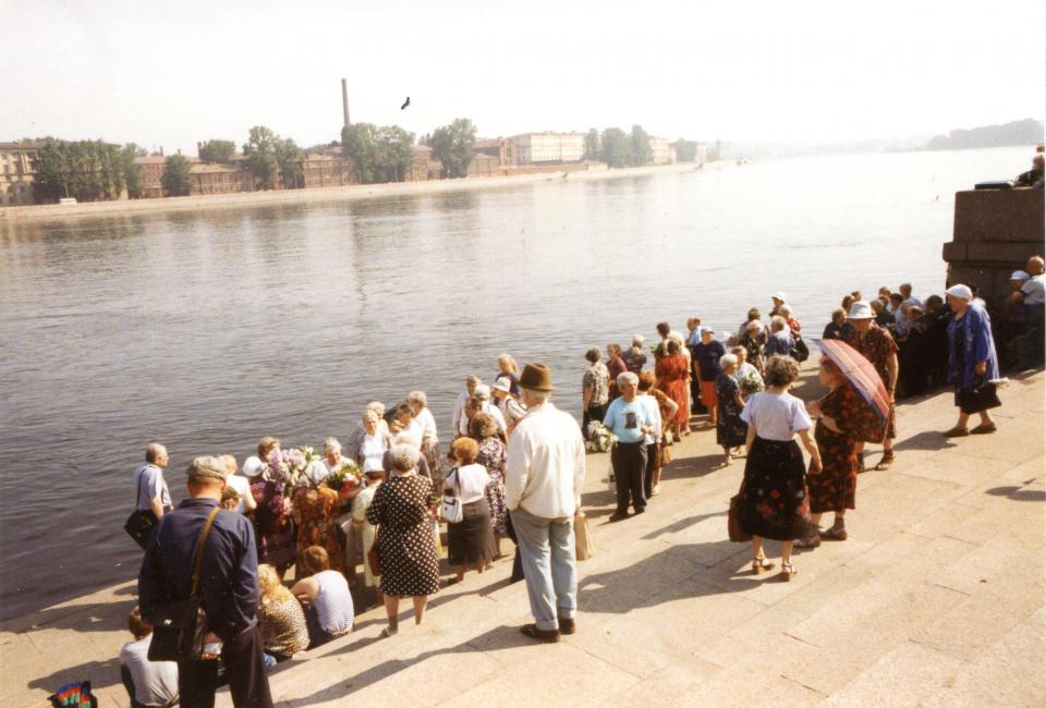 Акция памяти погибших в тюрьмах Ленинграда, 03.06.1995